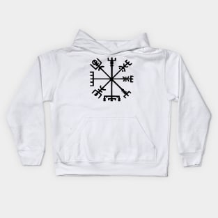 Vegvísir [Viking Compass] Kids Hoodie